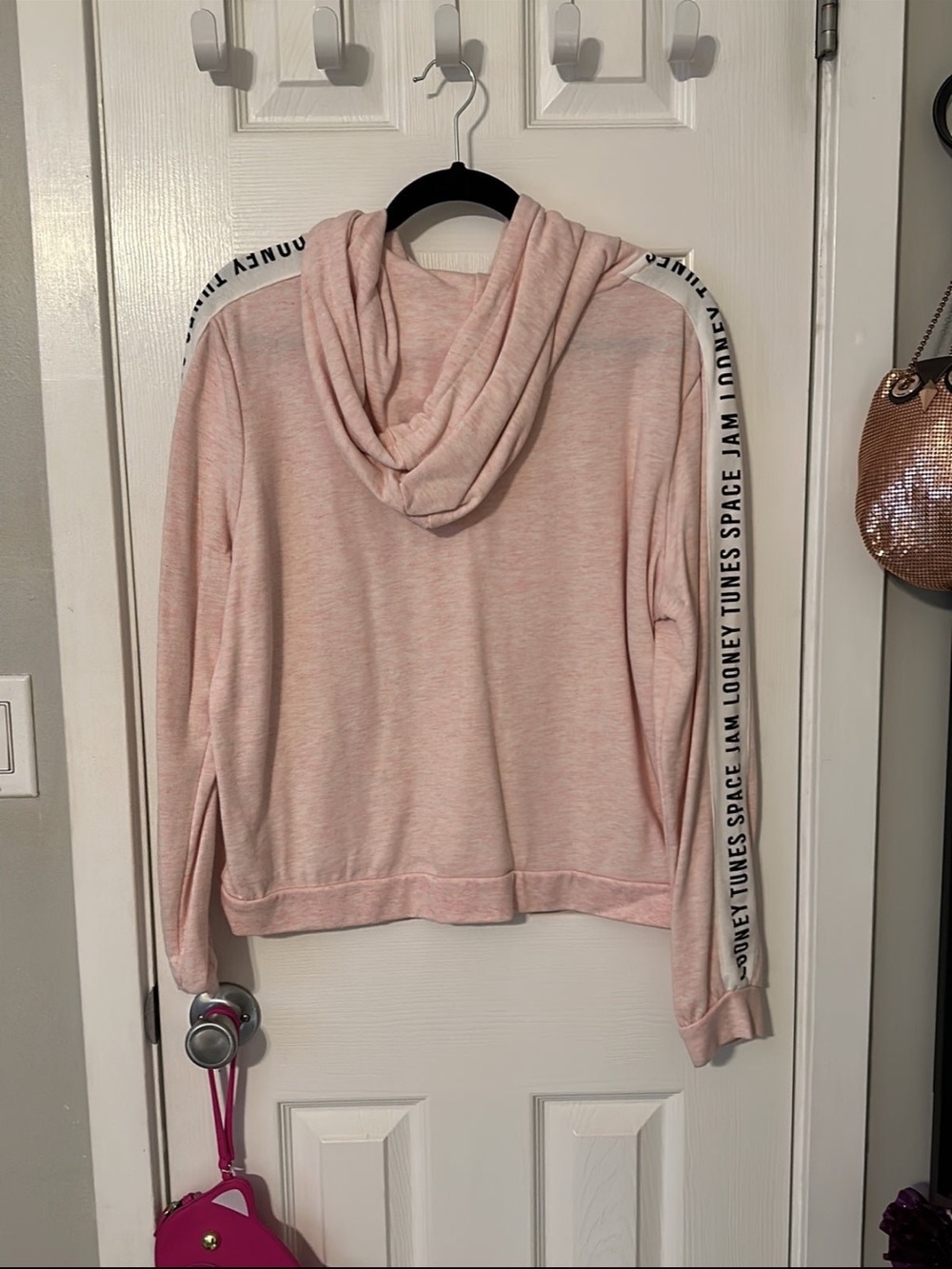 BoxLunch Space Jam Lola Bunny Hoodie Women's XL Pink Looney Tunes - Picture 2 of 3